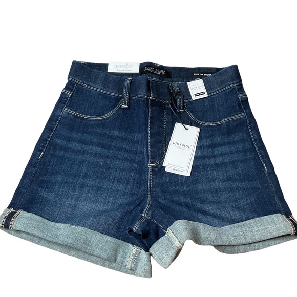 Judy Blue Pants - Judy Blue NWT High Waisted Pull On Denim Shorts